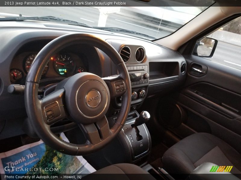 Black / Dark Slate Gray/Light Pebble 2013 Jeep Patriot Latitude 4x4