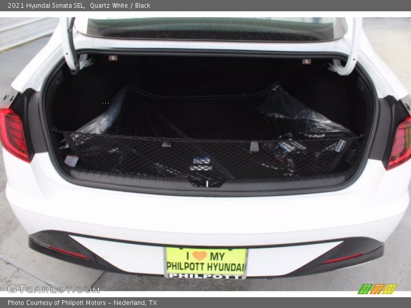 Quartz White / Black 2021 Hyundai Sonata SEL