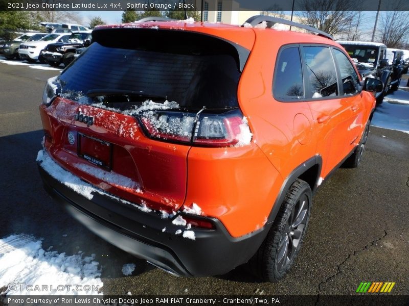 Spitfire Orange / Black 2021 Jeep Cherokee Latitude Lux 4x4