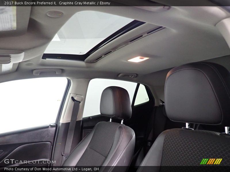 Graphite Gray Metallic / Ebony 2017 Buick Encore Preferred II
