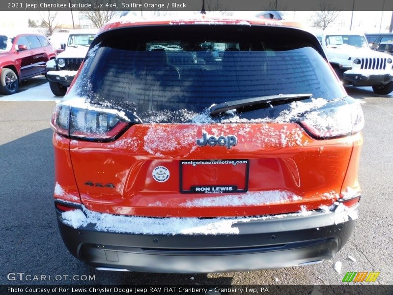 Spitfire Orange / Black 2021 Jeep Cherokee Latitude Lux 4x4