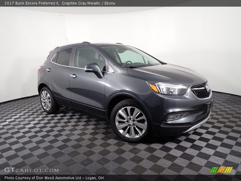 Graphite Gray Metallic / Ebony 2017 Buick Encore Preferred II