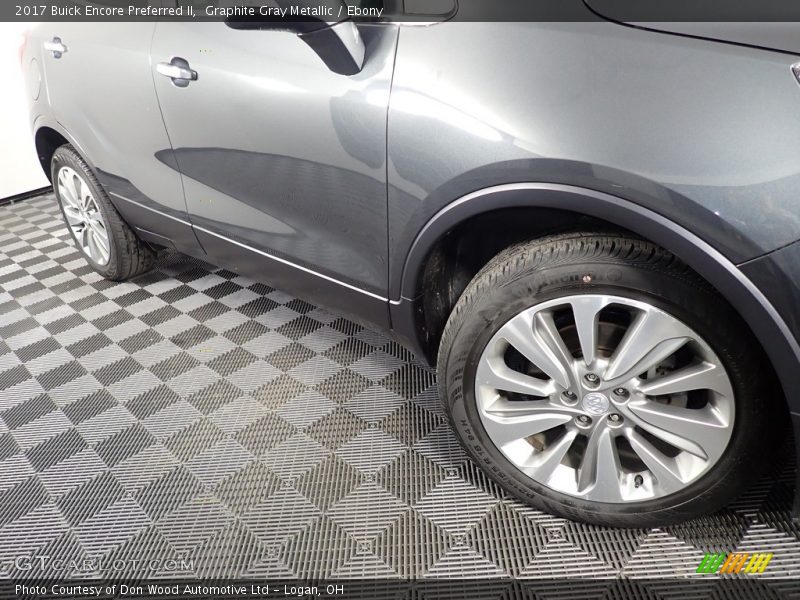 Graphite Gray Metallic / Ebony 2017 Buick Encore Preferred II