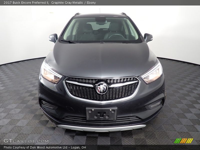 Graphite Gray Metallic / Ebony 2017 Buick Encore Preferred II