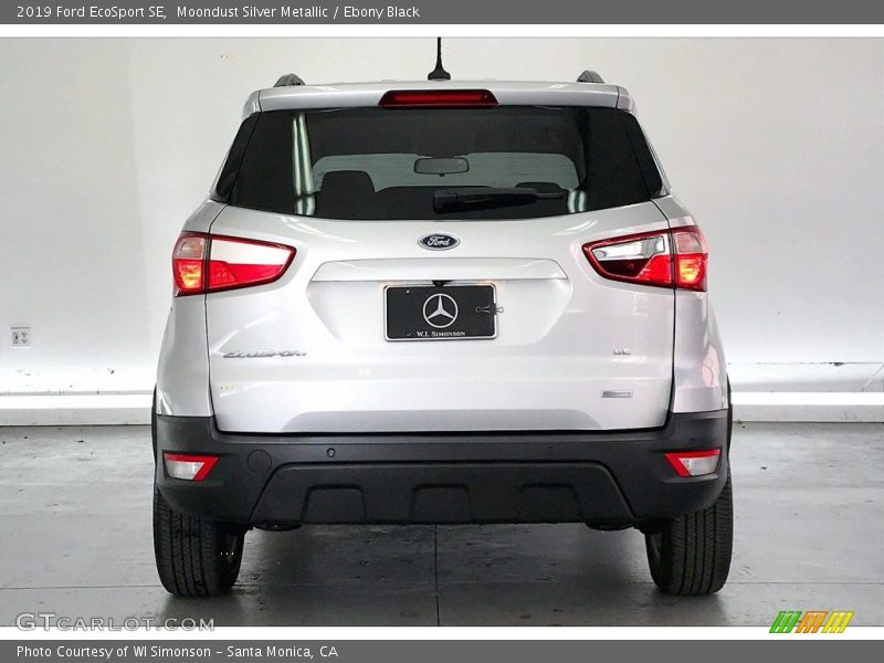 Moondust Silver Metallic / Ebony Black 2019 Ford EcoSport SE