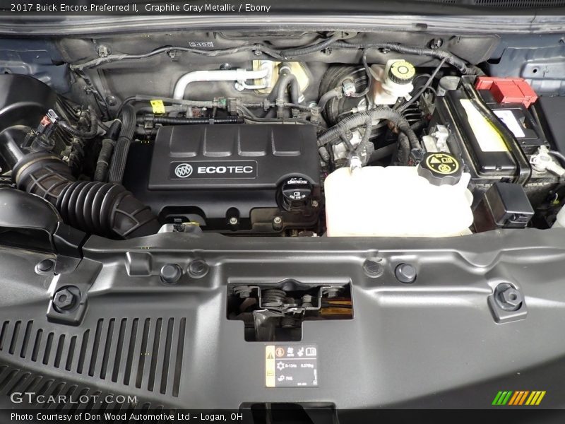 Graphite Gray Metallic / Ebony 2017 Buick Encore Preferred II