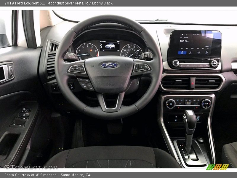 Moondust Silver Metallic / Ebony Black 2019 Ford EcoSport SE