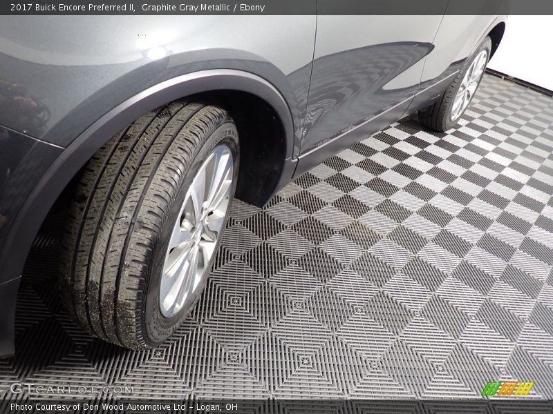 Graphite Gray Metallic / Ebony 2017 Buick Encore Preferred II