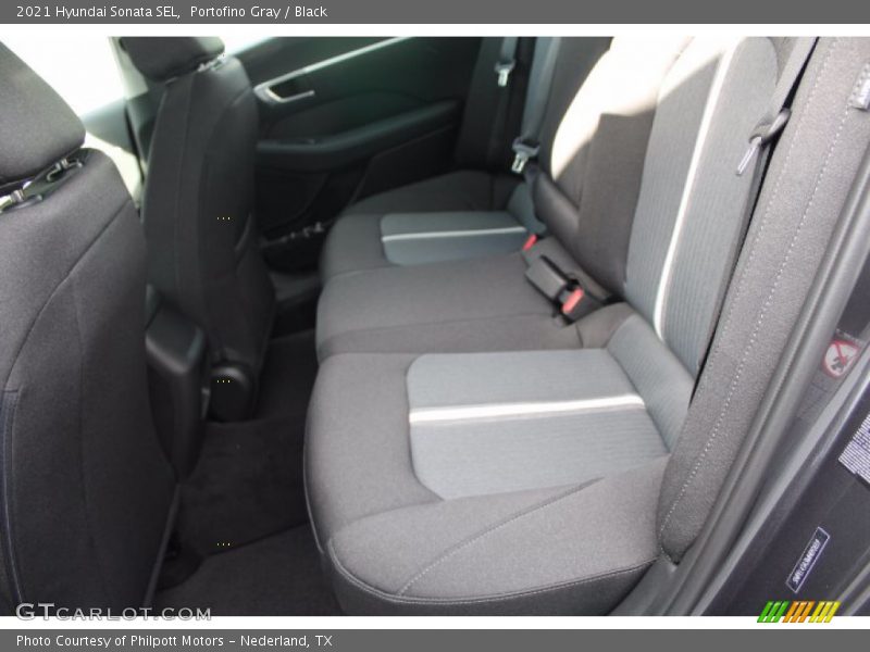 Portofino Gray / Black 2021 Hyundai Sonata SEL