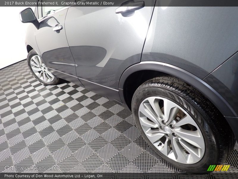 Graphite Gray Metallic / Ebony 2017 Buick Encore Preferred II