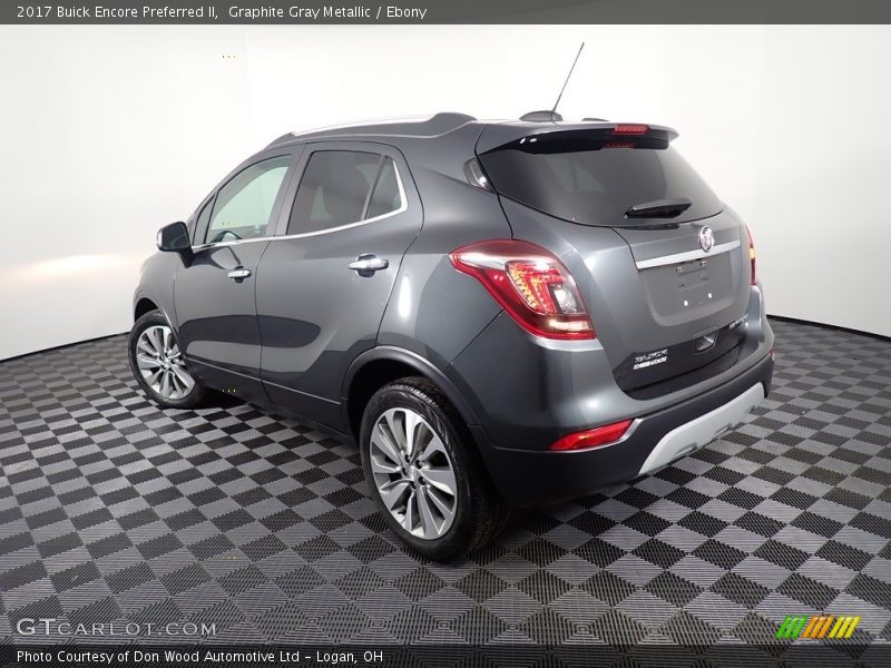 Graphite Gray Metallic / Ebony 2017 Buick Encore Preferred II