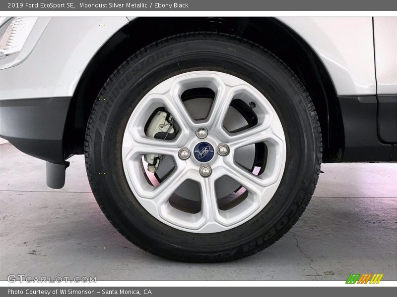 Moondust Silver Metallic / Ebony Black 2019 Ford EcoSport SE