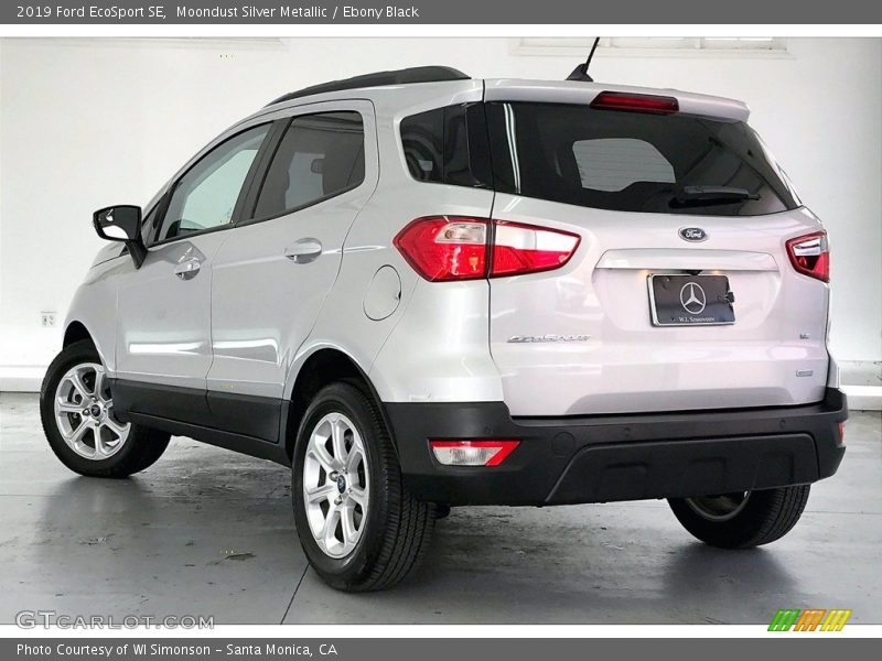 Moondust Silver Metallic / Ebony Black 2019 Ford EcoSport SE