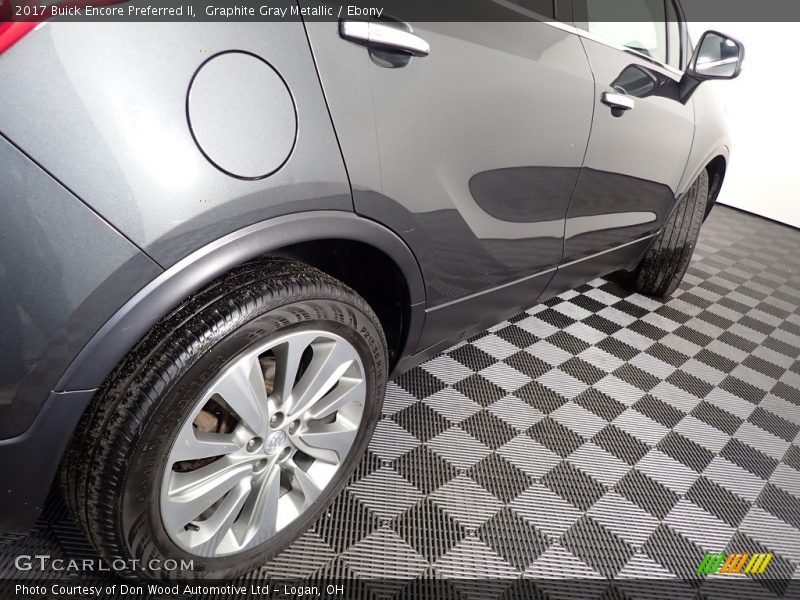 Graphite Gray Metallic / Ebony 2017 Buick Encore Preferred II