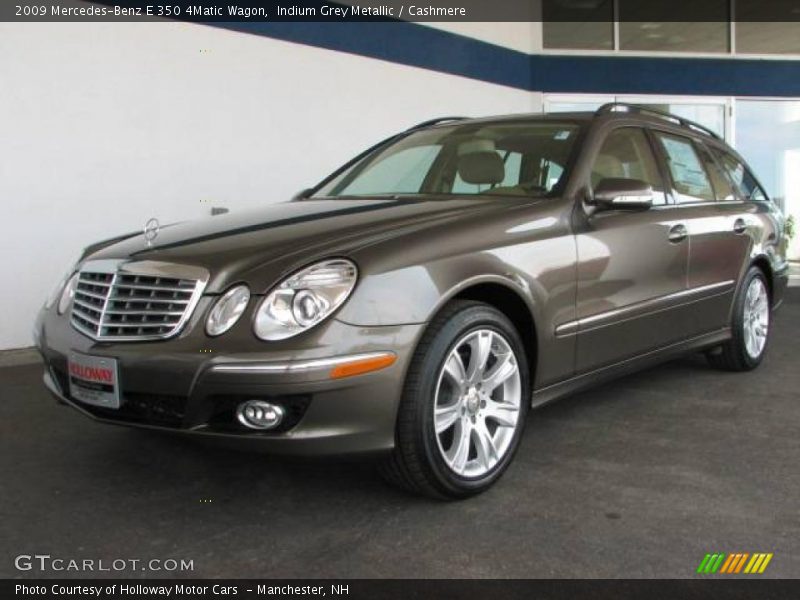 Indium Grey Metallic / Cashmere 2009 Mercedes-Benz E 350 4Matic Wagon