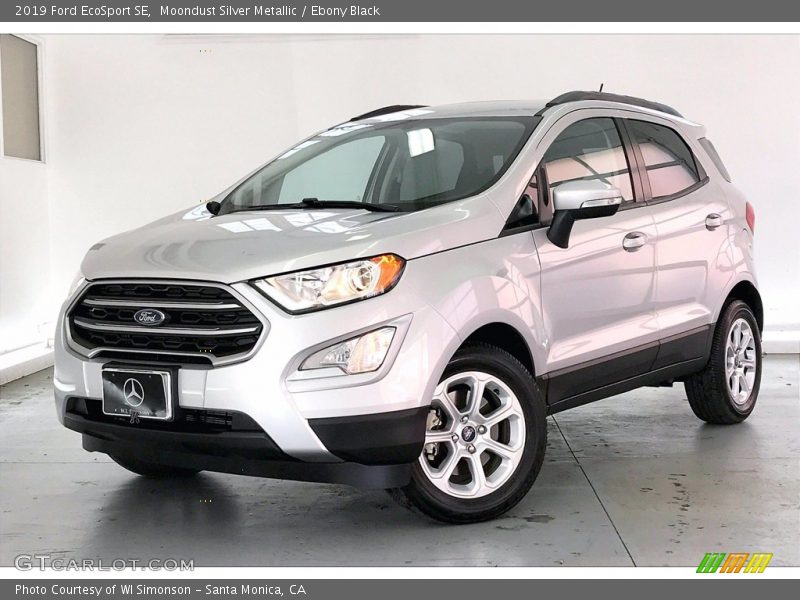 Moondust Silver Metallic / Ebony Black 2019 Ford EcoSport SE