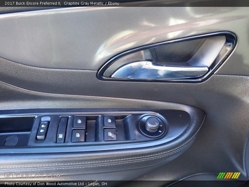 Graphite Gray Metallic / Ebony 2017 Buick Encore Preferred II