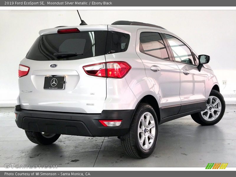 Moondust Silver Metallic / Ebony Black 2019 Ford EcoSport SE