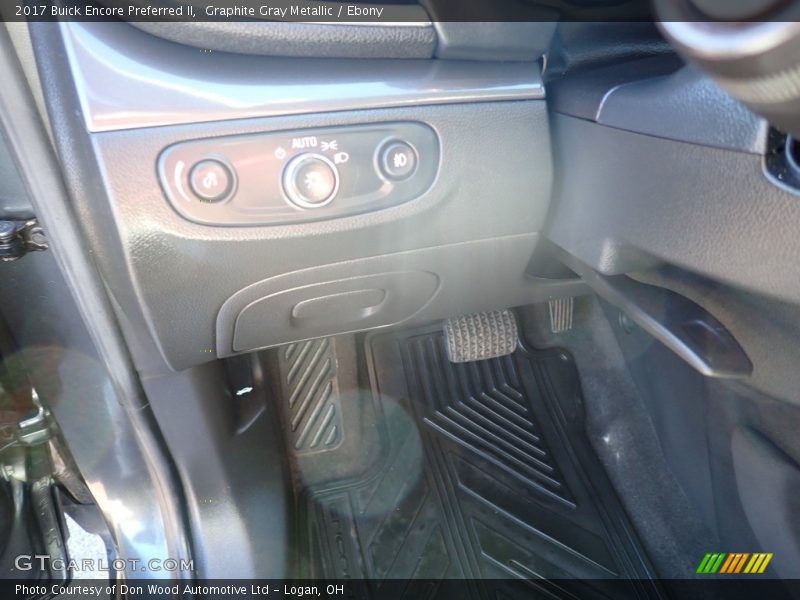 Graphite Gray Metallic / Ebony 2017 Buick Encore Preferred II
