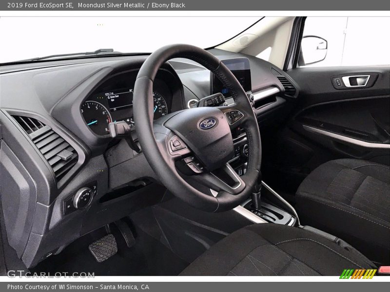 Moondust Silver Metallic / Ebony Black 2019 Ford EcoSport SE