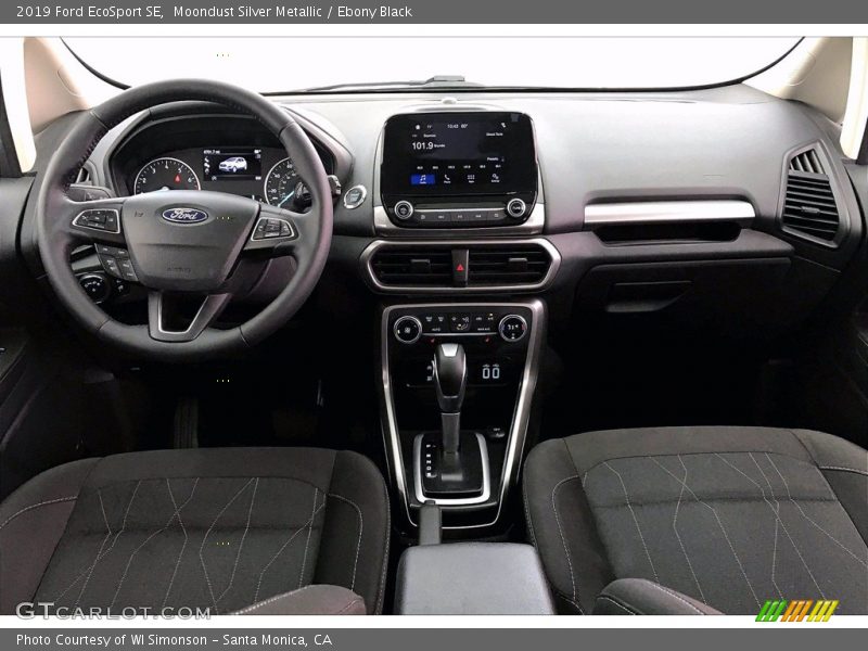 Moondust Silver Metallic / Ebony Black 2019 Ford EcoSport SE