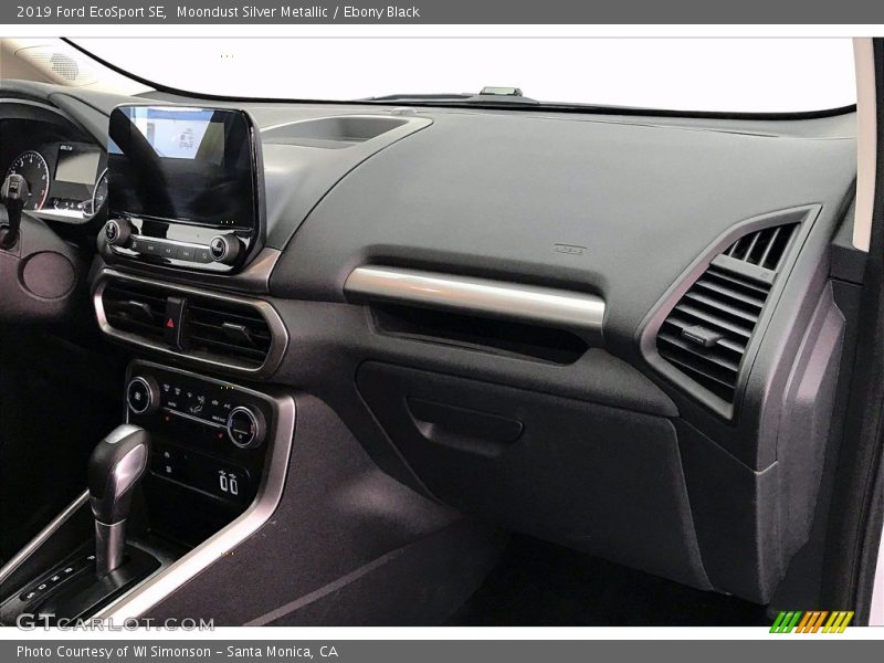 Moondust Silver Metallic / Ebony Black 2019 Ford EcoSport SE