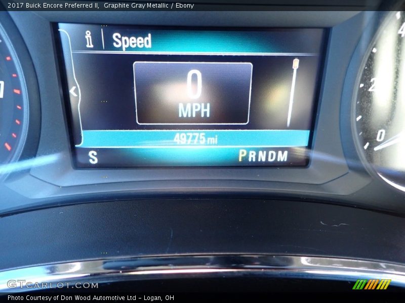 Graphite Gray Metallic / Ebony 2017 Buick Encore Preferred II