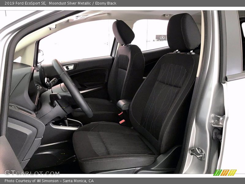 Moondust Silver Metallic / Ebony Black 2019 Ford EcoSport SE