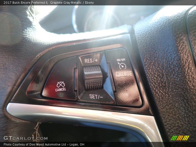 Graphite Gray Metallic / Ebony 2017 Buick Encore Preferred II