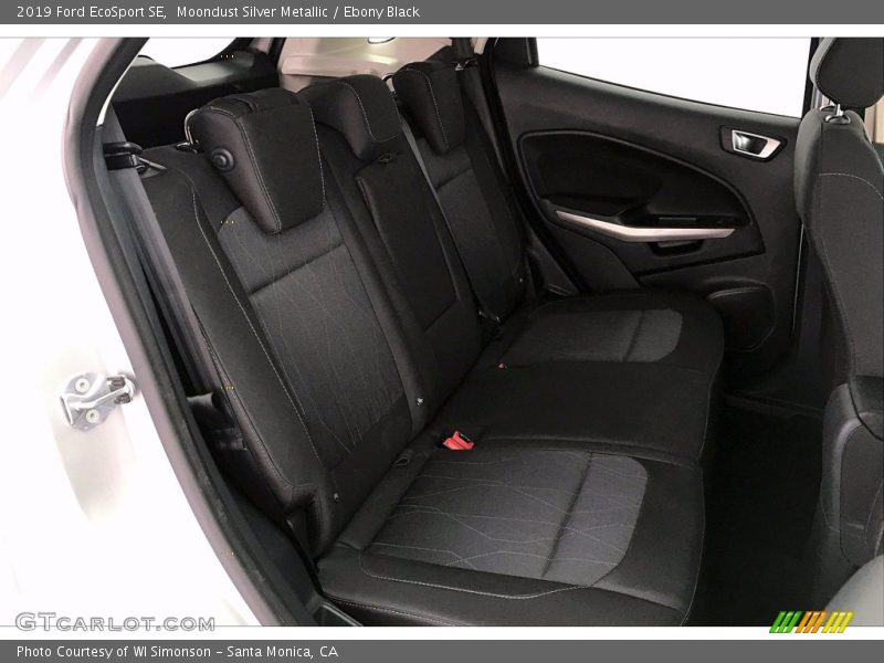 Moondust Silver Metallic / Ebony Black 2019 Ford EcoSport SE