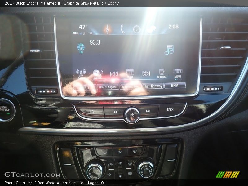 Graphite Gray Metallic / Ebony 2017 Buick Encore Preferred II