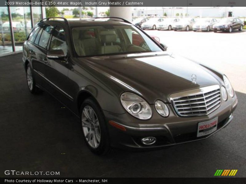 Indium Grey Metallic / Cashmere 2009 Mercedes-Benz E 350 4Matic Wagon