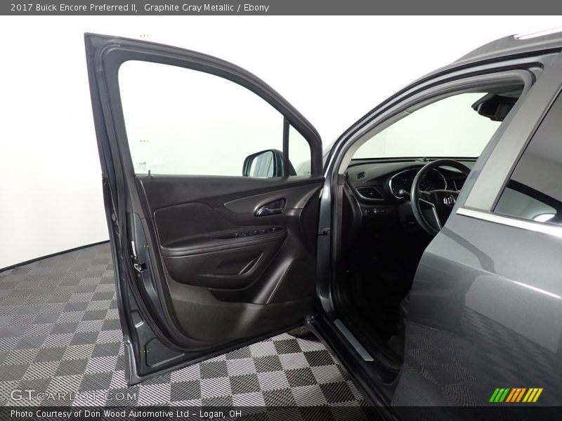 Graphite Gray Metallic / Ebony 2017 Buick Encore Preferred II