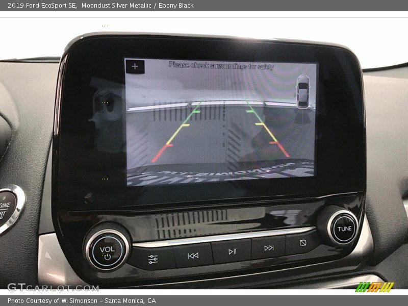 Moondust Silver Metallic / Ebony Black 2019 Ford EcoSport SE