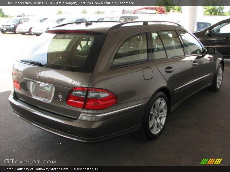 Indium Grey Metallic / Cashmere 2009 Mercedes-Benz E 350 4Matic Wagon