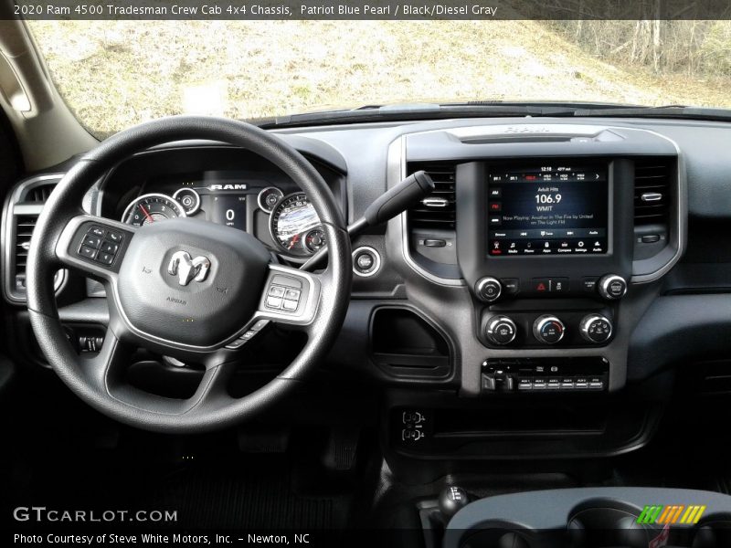 Patriot Blue Pearl / Black/Diesel Gray 2020 Ram 4500 Tradesman Crew Cab 4x4 Chassis
