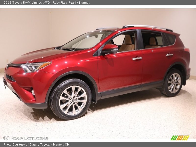 Ruby Flare Pearl / Nutmeg 2018 Toyota RAV4 Limited AWD