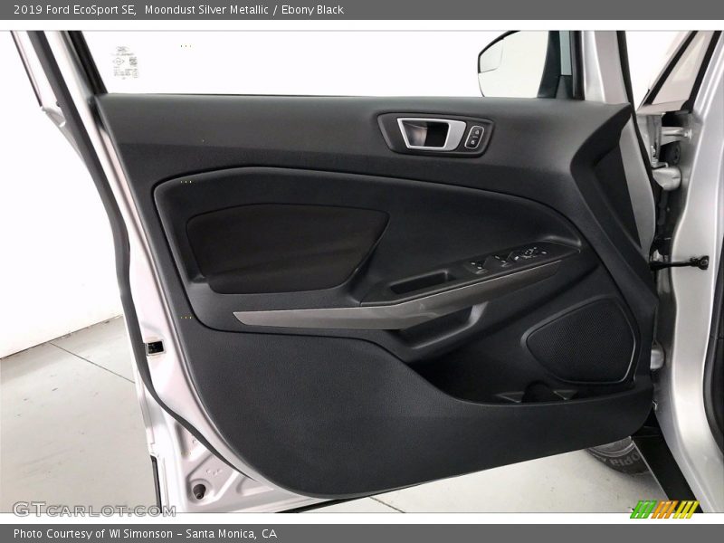 Moondust Silver Metallic / Ebony Black 2019 Ford EcoSport SE