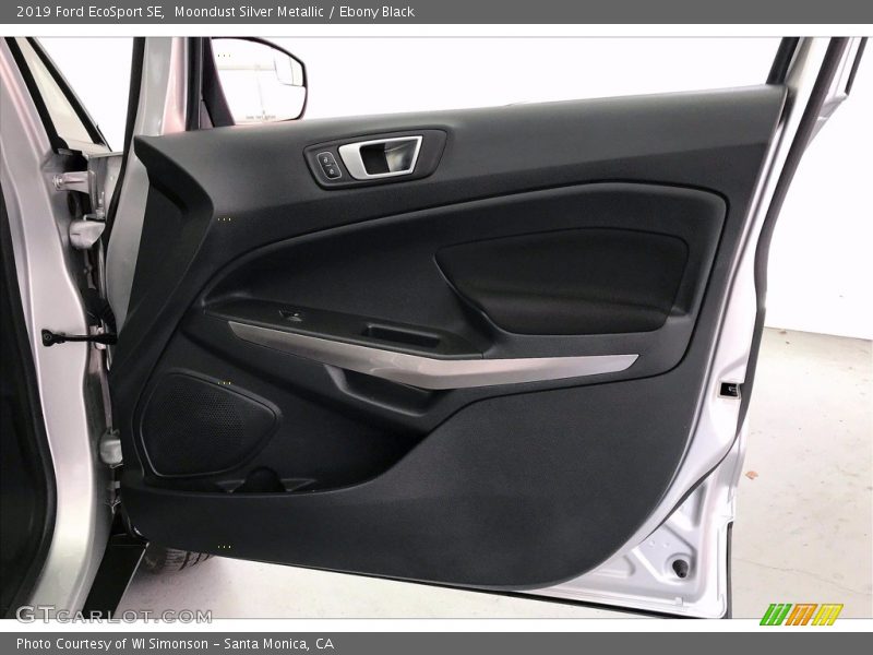 Moondust Silver Metallic / Ebony Black 2019 Ford EcoSport SE