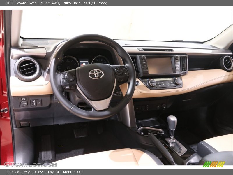 Ruby Flare Pearl / Nutmeg 2018 Toyota RAV4 Limited AWD