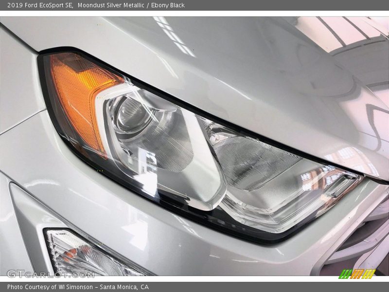 Moondust Silver Metallic / Ebony Black 2019 Ford EcoSport SE