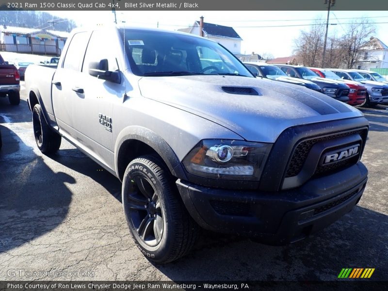 Billet Silver Metallic / Black 2021 Ram 1500 Classic Quad Cab 4x4
