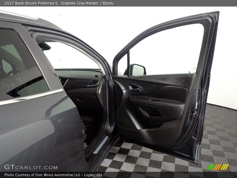 Graphite Gray Metallic / Ebony 2017 Buick Encore Preferred II