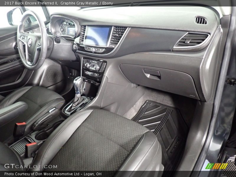 Graphite Gray Metallic / Ebony 2017 Buick Encore Preferred II