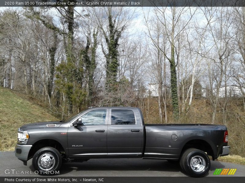 Granite Crystal Metallic / Black 2020 Ram 3500 Tradesman Crew Cab 4x4