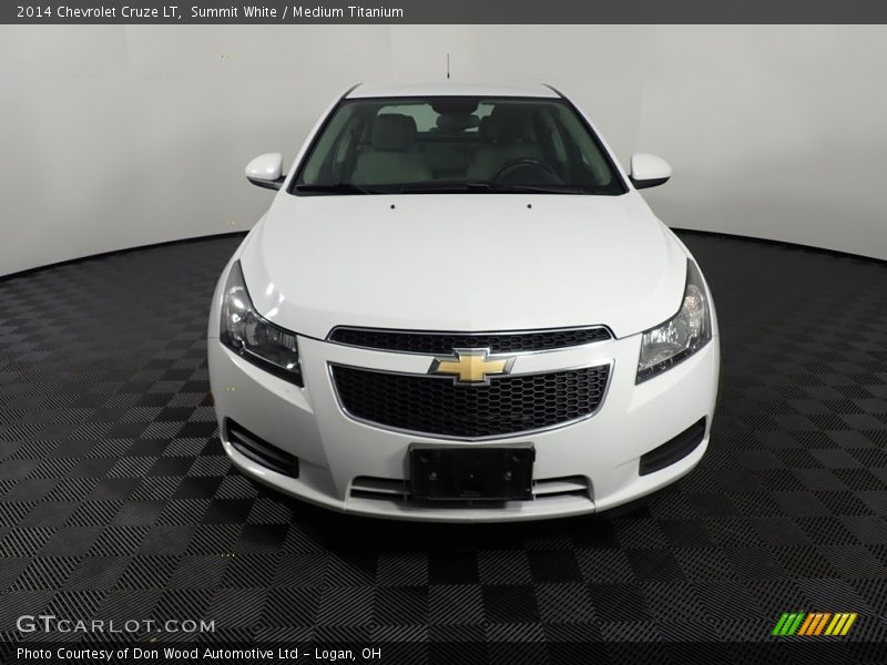 Summit White / Medium Titanium 2014 Chevrolet Cruze LT