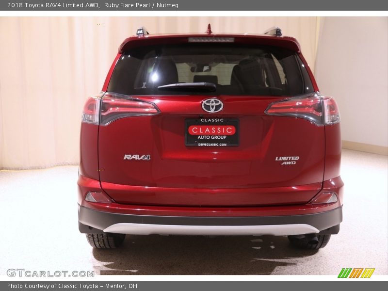 Ruby Flare Pearl / Nutmeg 2018 Toyota RAV4 Limited AWD