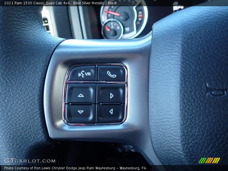 Billet Silver Metallic / Black 2021 Ram 1500 Classic Quad Cab 4x4