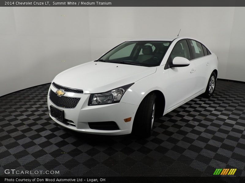 Summit White / Medium Titanium 2014 Chevrolet Cruze LT