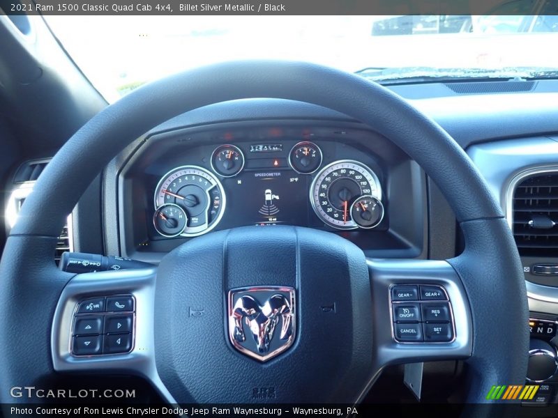 Billet Silver Metallic / Black 2021 Ram 1500 Classic Quad Cab 4x4